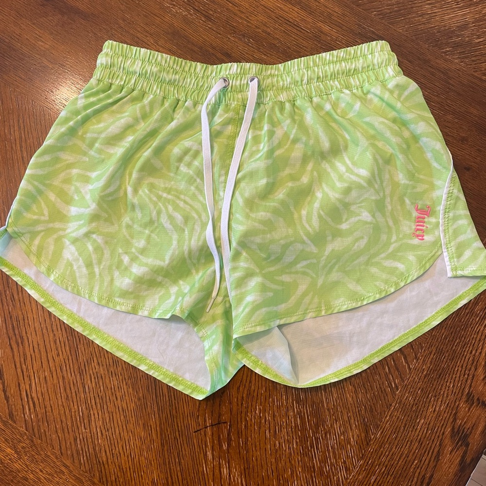 Juicy Couture Women's Neon Green Swim Shorts, size small, new without tags